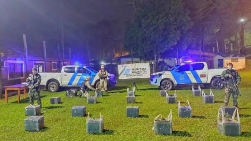 Cruzaron en bote más de 300 kilos de marihuana y terminaron detenidos