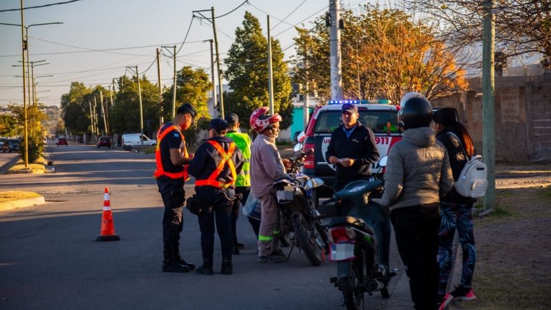 Operativo policial en el norte de la ciudad