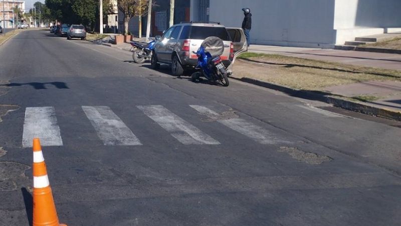 Choque en avenida Presidente Castillo