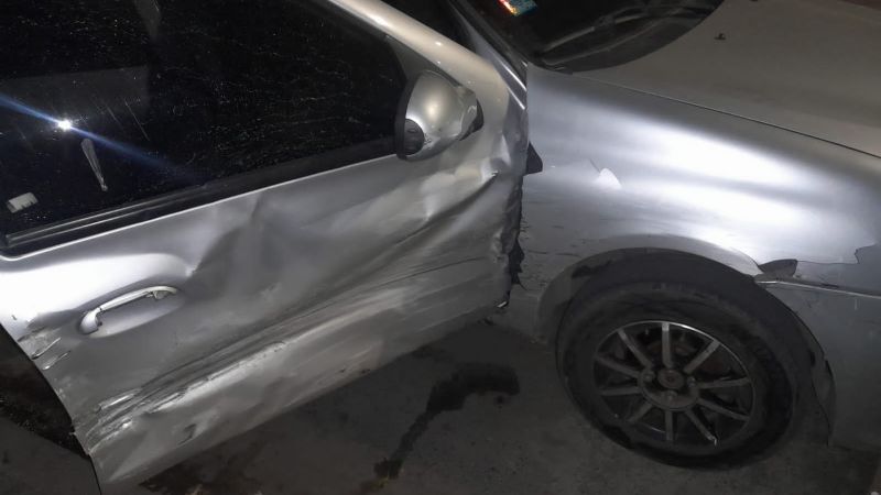 Se fugó tras chocar