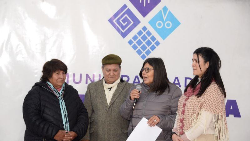 Inició la diplomatura "Tejido en Telar"