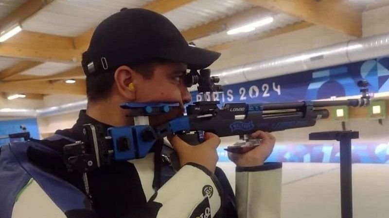 Julián Gutiérrez fue 8vo. en rifle de aire de 10 metros