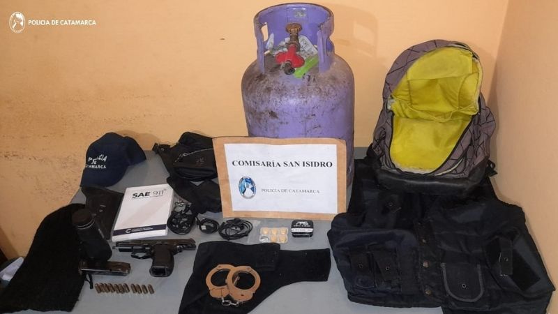 Persecución con dos detenidos en Valle Viejo