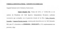 LA DENUNCIA del Club Independiente Rivadavia de Mendoza, en contra de San Lorenzo de Almagro.