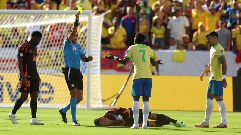 Brasil ante Uruguay y sin Vinicius, en los 4tos.