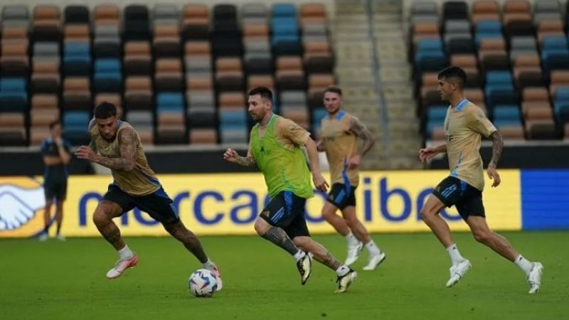 Probaron a Messi y Scaloni quedó conforme