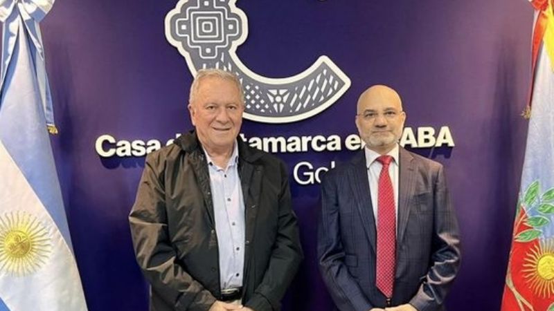 El Vicegobernador Dusso recibió al Embajador de la India