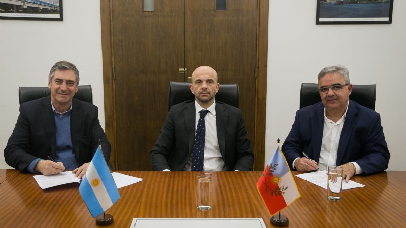 Firmaron convenio para iluminar la Circunvalación