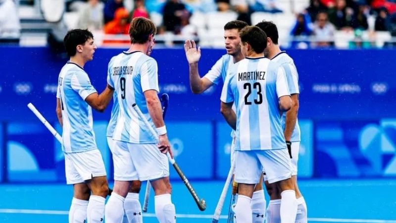 “Los Leones” con Nueva Zelanda, en el Hockey Masculino