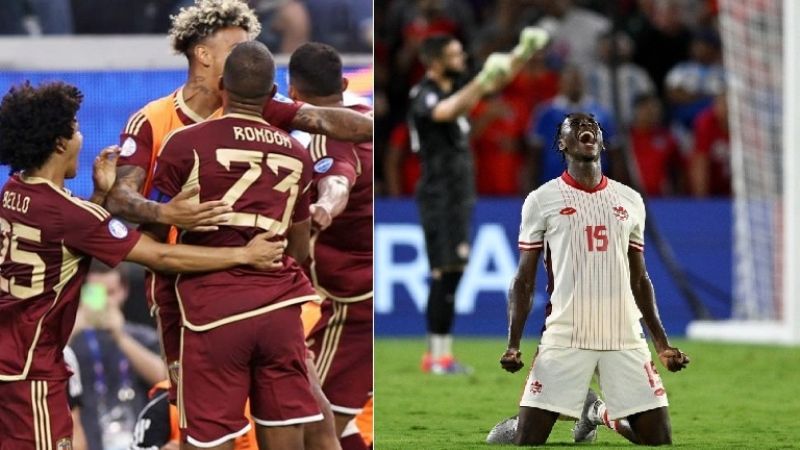 Venezuela y Canadá definen al rival de Argentina