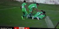LOS JUGADORES DE FERRO, celebrando la solitaria conquista de Ávaro Sánchez, para vencer a Villa Cubas, y acceder a las semifinales del 