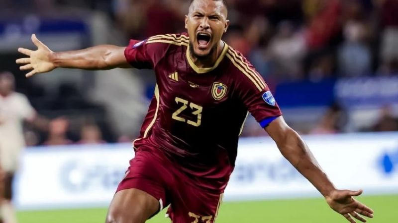 El golazo de Rondón a Canadá, recorrió el continente