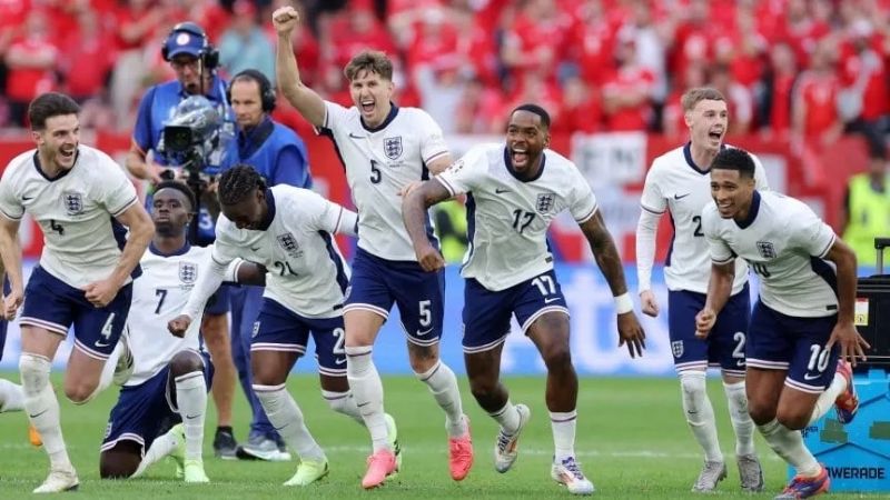 Inglaterra venció a Suiza por penales y es semifinalista
