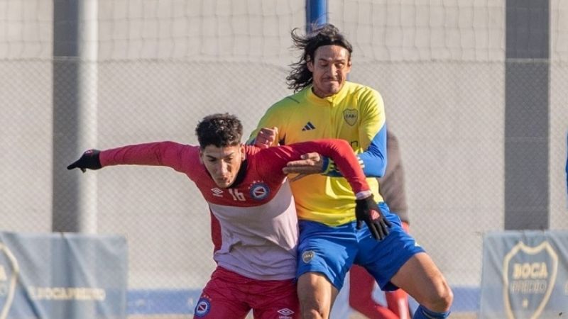 Boca perdió amistoso con Argentinos Jrs.