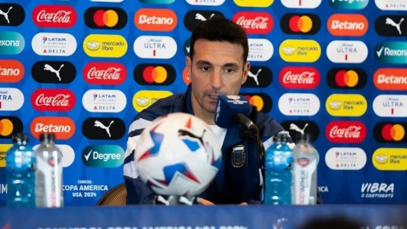 “Messi está para jugar, sin dudas", afirmó Scaloni