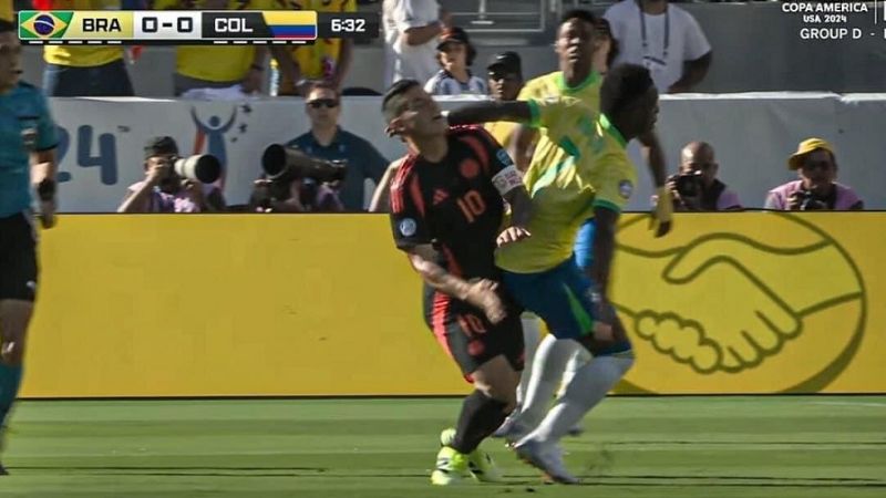 Vinicius se hizo cargo de la eliminación de Brasil