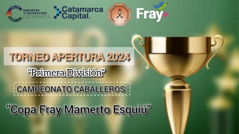 El Hockey juega por la Copa “Fray Mamerto Esquiú”