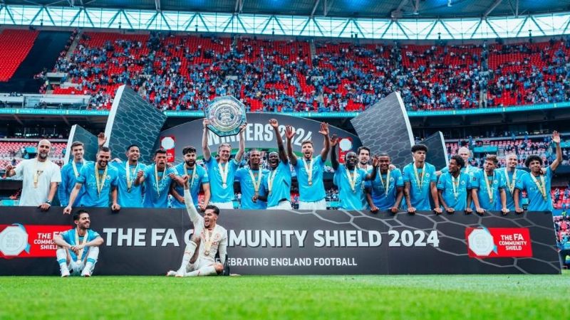 Manchester City le ganó la Community Shield al United.