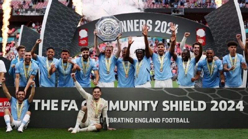 Manchester City le ganó la Community Shield al United.