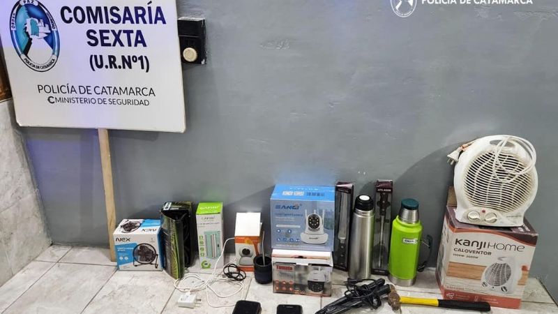 Presunto ratero fue detenido con elementos