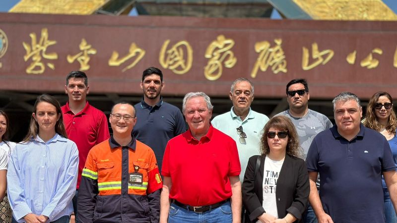 La comitiva local conoció la mina principal de Zijin y adelantó convenios educativos para formación de profesionales mineros