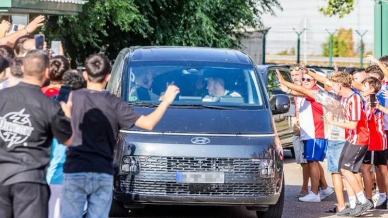 Julián Álvarez ya está en Madrid, para sumarse al Atlético