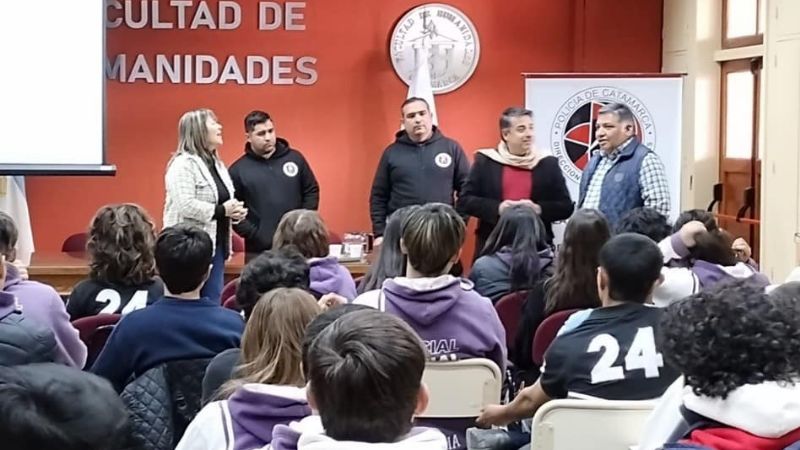 Charla de prevención y concientización sobre el consumo de drogas