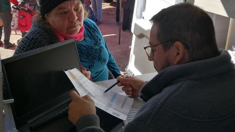 Campaña masiva de inscripción al RASE en el norte de Belén