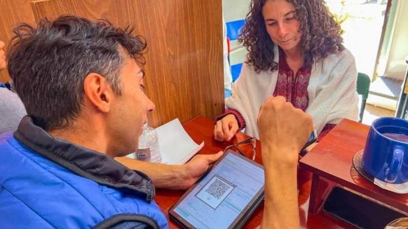 OSEP visita Icaño y Recreo para capacitar sobre la app móvil