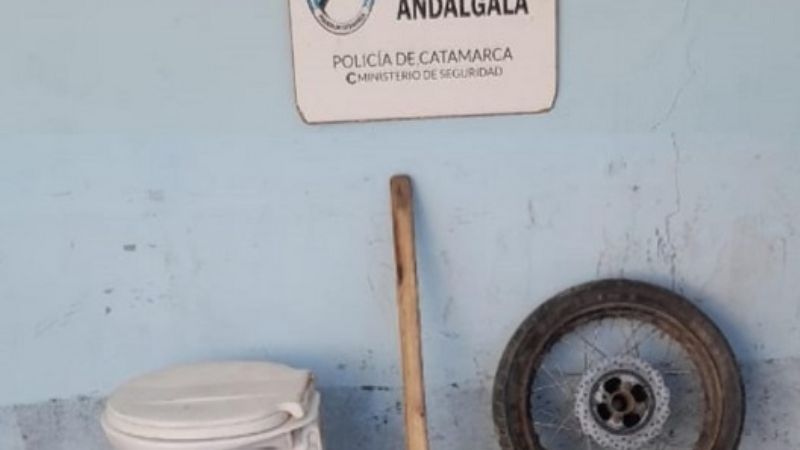 Recuperaron elementos en Andalgalá