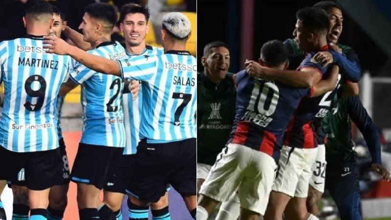 Racing por la Sudamericna; San Lorenzo en la Libertadores