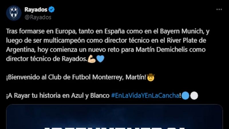 Demichelis presentado como "Multicampeón en River"