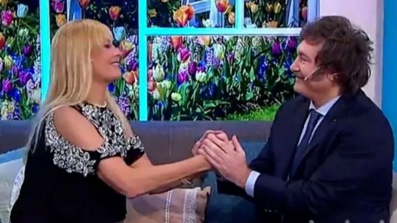 Yuyito “blanqueó”: “Estoy de novia” con Milei