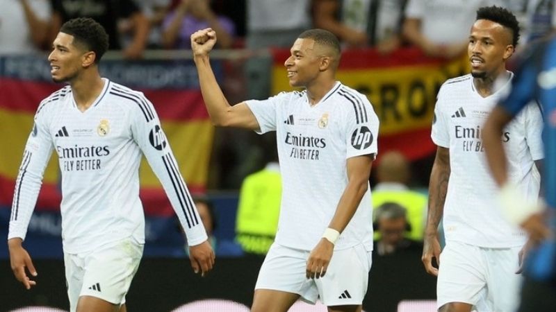 Debut con gol y título de Mbappé en Real Madrid