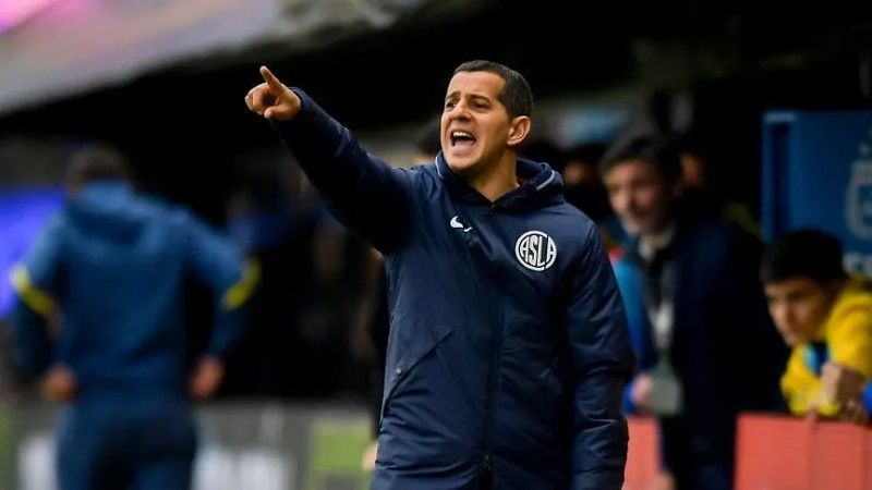 Romagnoli se sintió perjudicado por el árbitro