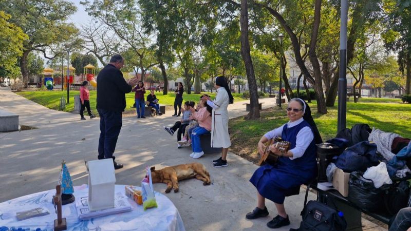 Acción de religiosas y religiosos del NOA en la Catedral Basílica y Santuario de la Virgen del Valle