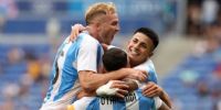 GONDOU, ALMADA Y OTAMENDI, tres de las figuras del Sub23, de Mascherano, que hoy intentarán el pase a la semifinal de las Olimpíadas.