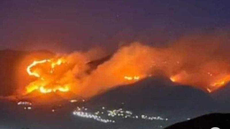 Bomberos Voluntarios de Catamarca asisten en los impactantes incendios en Tafí del Valle
