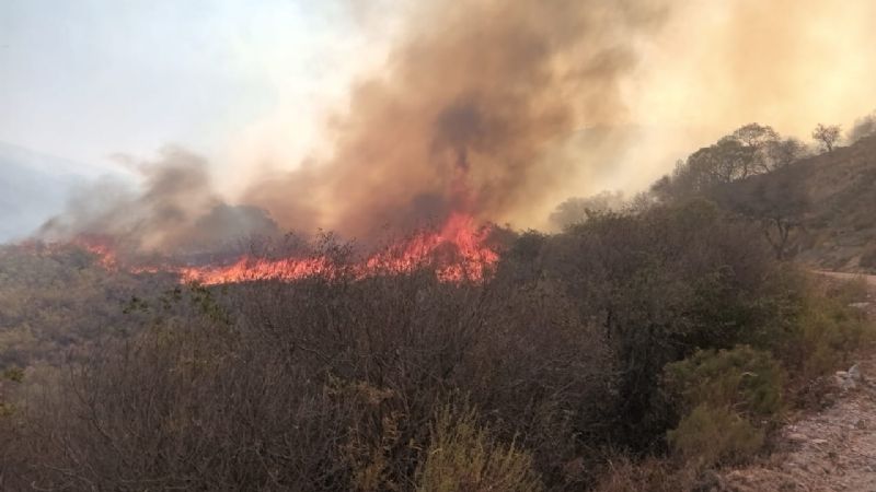 Incendio en Las Juntas: una persona grave y viviendas quemadas