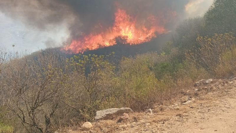 Incendio en Las Juntas: una persona grave y viviendas quemadas