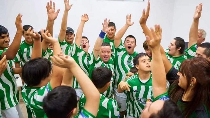 Amistoso entre "Primeros Pasos" y la Escuela Especial N°7