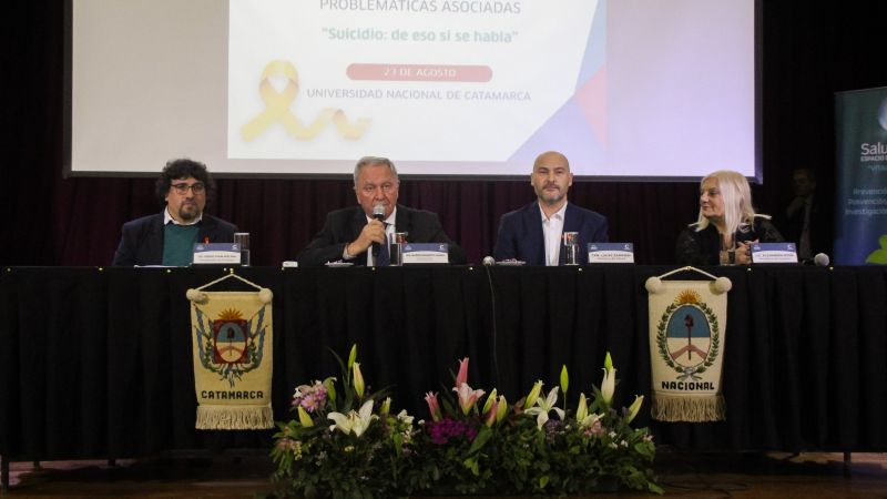 Se realiza en Catamarca IV Congreso Internacional sobre Conductas Suicidas y Problemáticas Asociadas