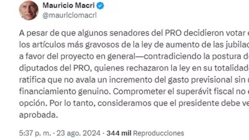 Juez: “Cumplimos la palabra empeñada” con el gobierno
