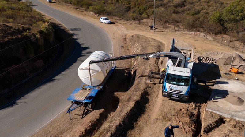 Vecinos de El Tabique se beneficiarán con una obra de agua potable