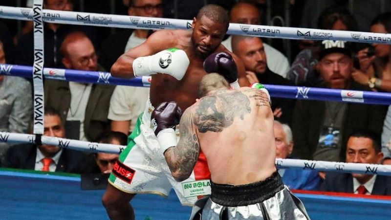 Otra polémica en el triunfo de Mayweather sobre Gotti