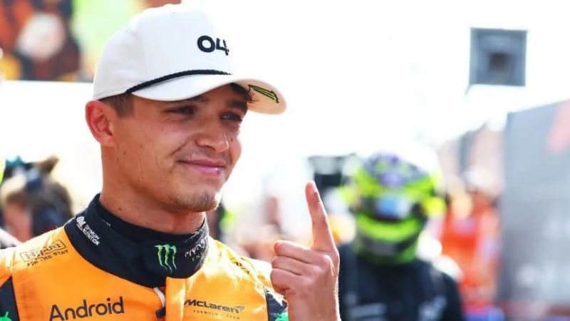 Lando Norris metió la 2da.en el GP Países Bajos