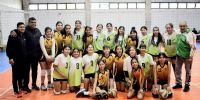 Formación Defensores, finalistas del torneo y subcampeón del Provincial de Vóley Sub12..