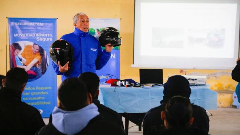 La Dirección de Seguridad Vial capacita en La Puerta sobre conducción segura