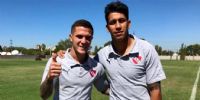 Fabricio Bustos y Maxi Meza fueron campeones en Independiente y ahora lo enfrentarán con River, en Avellaneda.
