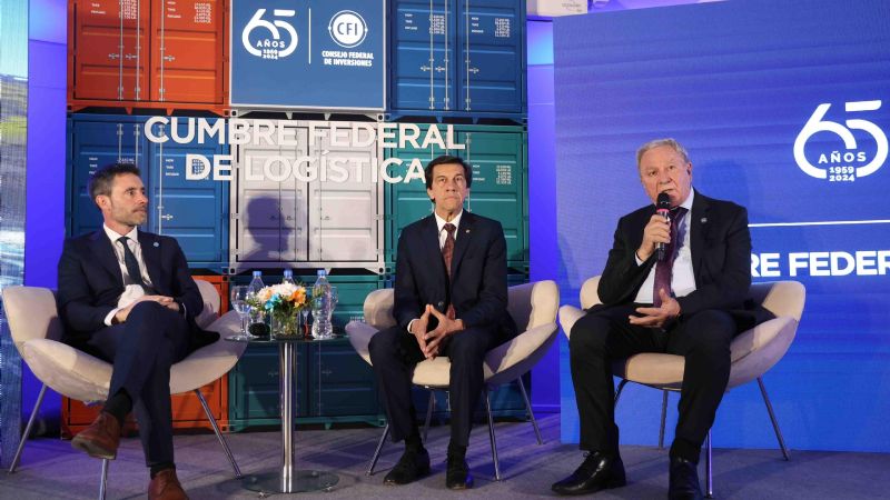 El vicegobernador Dusso participó en la Cumbre Federal de Logística en el CFI